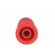 Socket | 4mm banana | 32A | red | nickel plated | on panel | insulated image 9