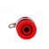 Socket | 4mm banana | 32A | red | nickel plated | screw,on panel image 9
