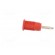 Connector: 4mm banana | socket | 32A | red | nickel plated image 3