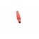 Socket | 4mm banana | 32A | red | on cable | insulated | 2.5mm2 image 9