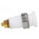 Socket | 4mm banana | 32A | white | gold-plated | screw,on panel | 32mm image 7