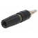 Socket | 4mm banana | 35A | 30VAC | 60VDC | black | nickel plated image 1