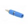 Socket | 4mm banana | 35A | 30VAC | 60VDC | blue | nickel plated image 8