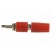 Socket | 4mm banana | 35A | 30VAC | 60VDC | red | nickel plated image 7