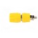 Socket | 4mm banana | 35A | 30VAC | 60VDC | yellow | nickel plated | M4 image 3