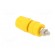 Socket | 4mm banana | 35A | 30VAC | 60VDC | yellow | nickel plated | M4 image 4