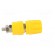 Socket | 4mm banana | 35A | 30VAC | 60VDC | yellow | nickel plated | M4 image 7