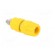 Socket | 4mm banana | 35A | 30VAC | 60VDC | yellow | nickel plated | M4 image 8