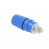 Socket | 4mm banana | 35A | 60VDC | blue | nickel plated | -25÷100°C image 4