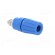 Socket | 4mm banana | 35A | 60VDC | blue | nickel plated | -25÷100°C image 8