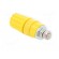 Socket | 4mm banana | 35A | 60VDC | yellow | nickel plated | -25÷100°C image 4