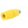 Socket | 4mm banana | 35A | 60VDC | yellow | nickel plated | -25÷100°C image 2