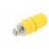 Socket | 4mm banana | 35A | 60VDC | yellow | nickel plated | -25÷100°C image 6