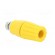 Socket | 4mm banana | 35A | 60VDC | yellow | nickel plated | -25÷100°C image 8