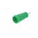 Socket | 4mm banana | 36A | 1kV | green | push-in,on panel | -25÷80°C image 2