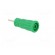 Socket | 4mm banana | 36A | 1kV | green | push-in,on panel | -25÷80°C image 8