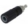 Socket | 4mm banana | 36A | 33VAC | 70VDC | black | soldered | -20÷80°C image 1