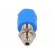 Socket | 4mm banana | 36A | 60VDC | Cutout: Ø8mm | blue | nickel plated image 5