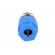 Socket | 4mm banana | 36A | 60VDC | Cutout: Ø8mm | blue | nickel plated image 9