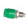 Socket | 4mm banana | 36A | 60VDC | Cutout: Ø8mm | green | nickel plated paveikslėlis 3