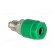 Socket | 4mm banana | 36A | 60VDC | Cutout: Ø8mm | green | nickel plated paveikslėlis 8