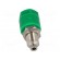 Socket | 4mm banana | 36A | 60VDC | Cutout: Ø8mm | green | nickel plated paveikslėlis 5