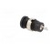 Socket | 4mm banana | 36A | black | nickel plated | on panel,screw image 4