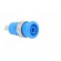 Socket | 4mm banana | 36A | blue | nickel plated | on panel,screw image 8