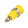 Socket | 4mm banana | 36A | Cutout: Ø12mm | yellow | nickel plated | 5mΩ image 6
