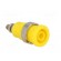Socket | 4mm banana | 36A | Cutout: Ø12mm | yellow | nickel plated | 5mΩ image 8
