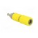 Socket | 4mm banana | 36A | Cutout: Ø8mm | yellow | nickel plated | 5mΩ image 8