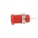 Socket | 4mm banana | 36A | red | nickel plated | on panel,screw | 5mΩ фото 3
