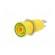 Socket | 4mm banana | 37mm | yellow-green | nickel plated | brass | 20A image 2
