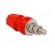 Socket | 4mm banana | 50A | 60VDC | red | screw | 57mm | Contacts: brass image 4