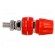 Socket | 4mm banana | 50A | 60VDC | red | screw | 57mm | Contacts: brass image 7