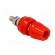 Socket | 4mm banana | 50A | 60VDC | red | screw | 57mm | Contacts: brass фото 8