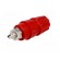 Socket | 4mm banana | 63A | 60VDC | Cutout: Ø9mm | red | screw | -25÷100°C фото 6