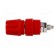 Socket | 4mm banana | 63A | 60VDC | Cutout: Ø9mm | red | screw | -25÷100°C paveikslėlis 3