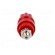 Socket | 4mm banana | 63A | 60VDC | Cutout: Ø9mm | red | screw | -25÷100°C paveikslėlis 5