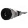 Socket | 2mm banana | 10A | 23mm | black | on panel,screw | insulated image 1