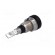Socket | 2mm banana | 10A | 23mm | black | on panel,screw | insulated image 6