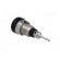Socket | 2mm banana | 10A | 23mm | black | on panel,screw | insulated image 4