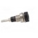 Socket | 2mm banana | 10A | 23mm | black | Mounting: soldered,on panel image 7