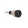 Socket | 2mm banana | 10A | 23mm | black | Mounting: soldered,on panel image 8