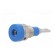 Socket | 2mm banana | 10A | 23mm | blue | Mounting: soldered,on panel фото 2