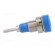 Socket | 2mm banana | 10A | 23mm | blue | Mounting: soldered,on panel фото 7