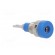 Socket | 2mm banana | 10A | 23mm | blue | Mounting: soldered,on panel image 8