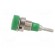 Socket | 2mm banana | 10A | 23mm | green | soldered,on panel | insulated фото 3