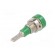 Socket | 2mm banana | 10A | 23mm | green | soldered,on panel | insulated paveikslėlis 6