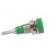 Socket | 2mm banana | 10A | 23mm | green | soldered,on panel | insulated image 7